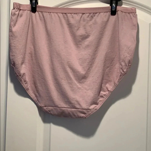 Fruit of the Loom Cotton Panty Briefs Size 10 Fits 3X Mauve Pink 2 Pair New - Picture 6 of 8